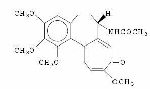 Probenecid and Colchicine Tablets USP Structural Formula Illustration
